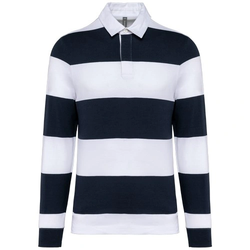 Polo a rayas manga larga unisex