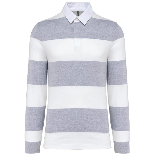 Polo a rayas manga larga unisex