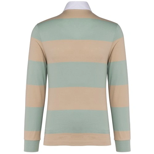Polo a rayas manga larga unisex