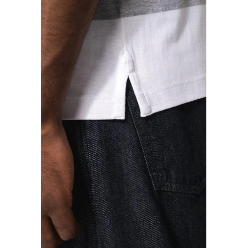 Polo a rayas manga corta unisex