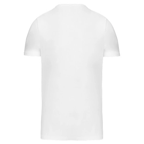 Camiseta con elastano cuello de pico hombre
