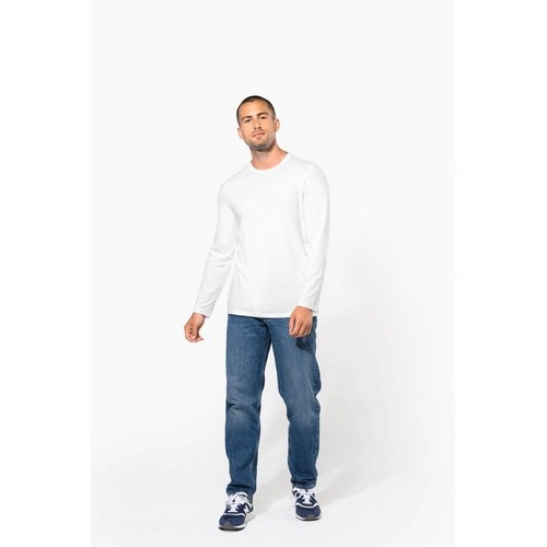 Camiseta con elastano manga larga hombre