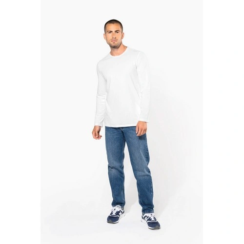 Camiseta con elastano manga larga hombre