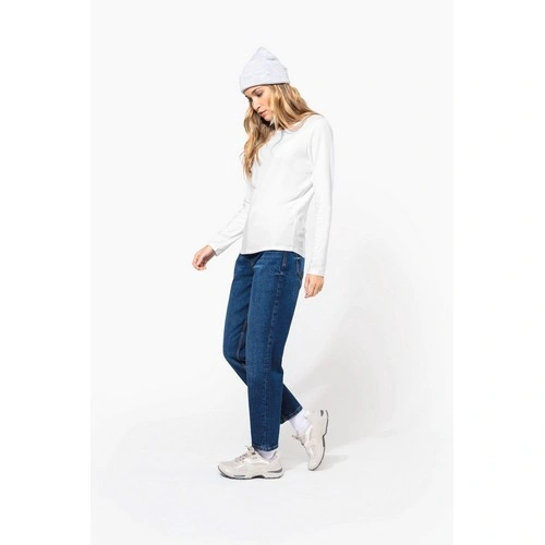 Camiseta con elastano manga larga mujer
