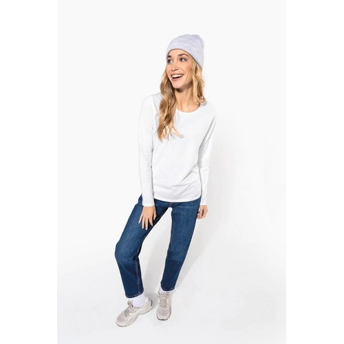 Camiseta con elastano manga larga mujer