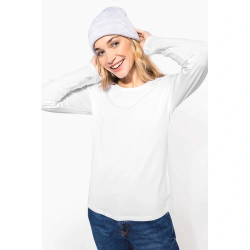 Camiseta con elastano manga larga mujer