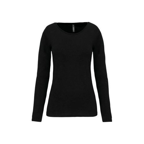 Camiseta con elastano manga larga mujer