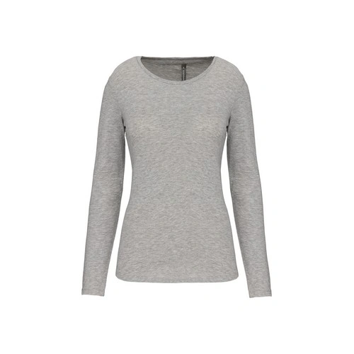 Camiseta con elastano manga larga mujer