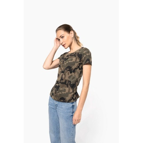 Camiseta camuflaje mujer
