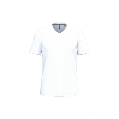 Camiseta manga corta y cuello de pico