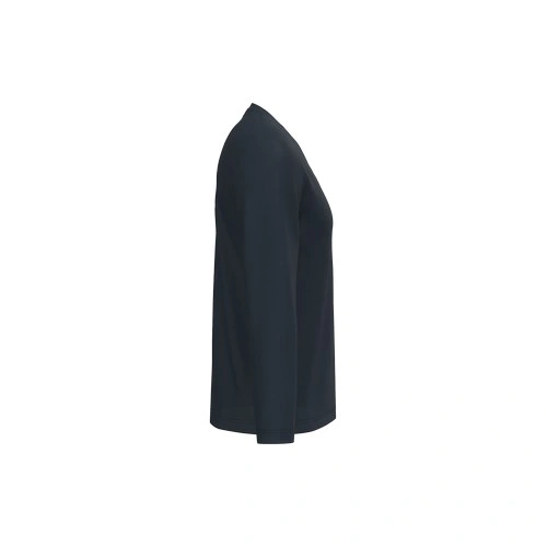 Camiseta manga larga y cuello de pico hombre