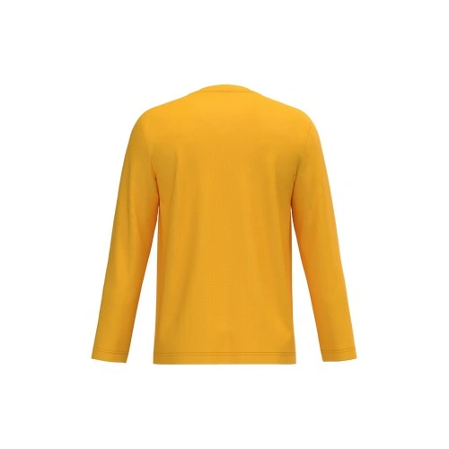 Camiseta manga larga y cuello de pico hombre