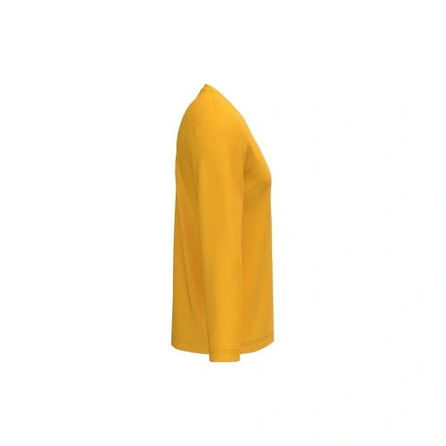 Camiseta manga larga y cuello de pico hombre