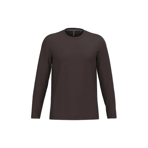 Camiseta maga larga y cuello redondo hombre