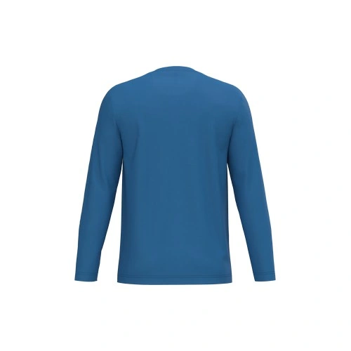 Camiseta maga larga y cuello redondo hombre