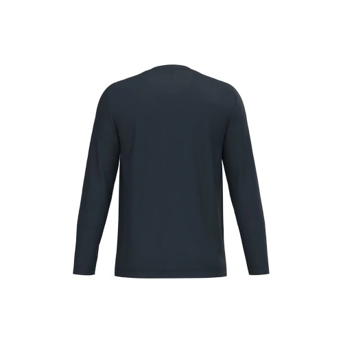 Camiseta maga larga y cuello redondo hombre