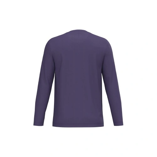 Camiseta maga larga y cuello redondo hombre