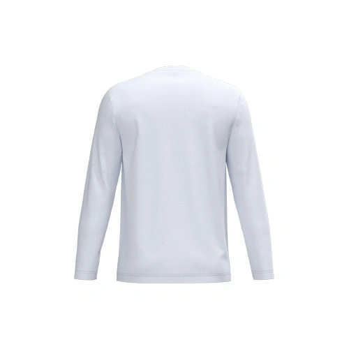 Camiseta maga larga y cuello redondo hombre