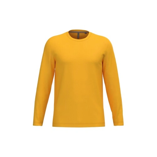 Camiseta maga larga y cuello redondo hombre