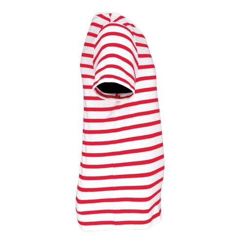 Camiseta Marinero a rayas con bolsillo manga corta para niños