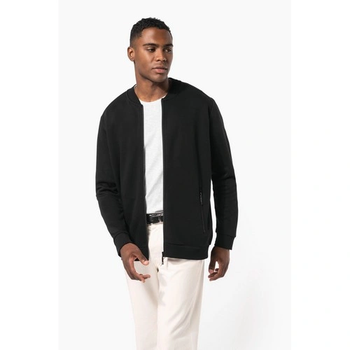 Chaqueta de felpa con cremallera