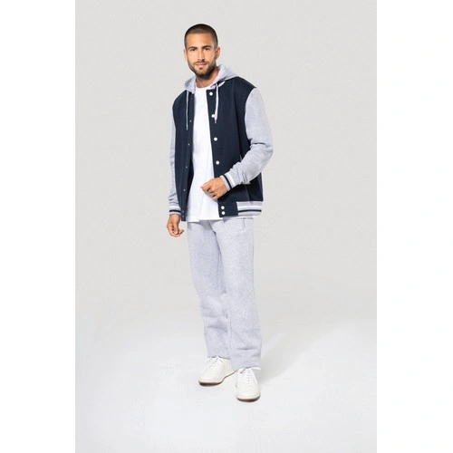 Cazadora Béisbolera con capucha unisex