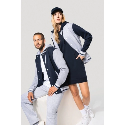 Cazadora Béisbolera con capucha unisex