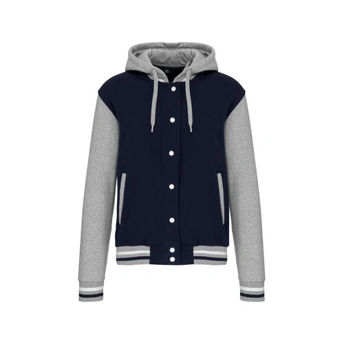 Cazadora Béisbolera con capucha unisex