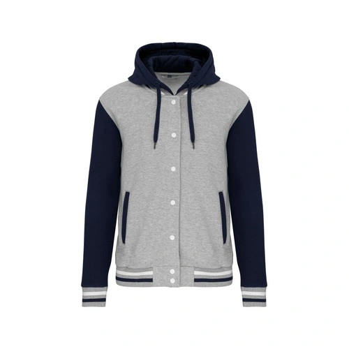 Cazadora Béisbolera con capucha unisex