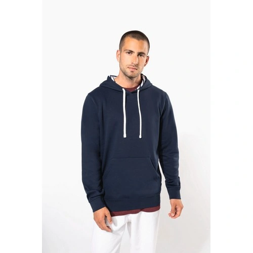 Sudadera con capucha de forro contrastado - Unisex