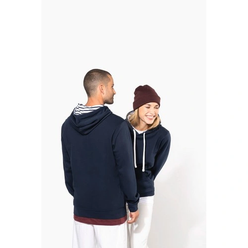 Sudadera con capucha de forro contrastado - Unisex