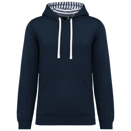 Sudadera con capucha de forro contrastado - Unisex