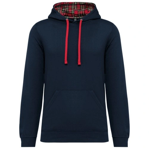 Sudadera con capucha de forro contrastado - Unisex
