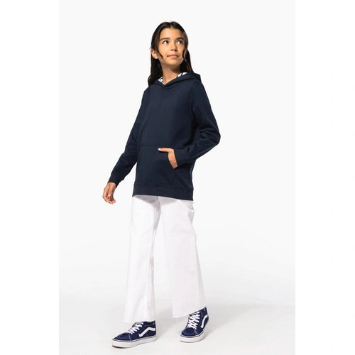 Sudadera con capucha de forro contrastado infantil