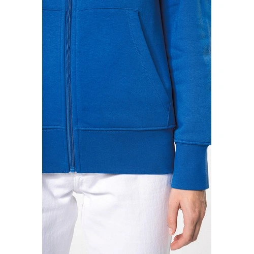 Sudadera con capucha y cremallera ecorresponsable mujer