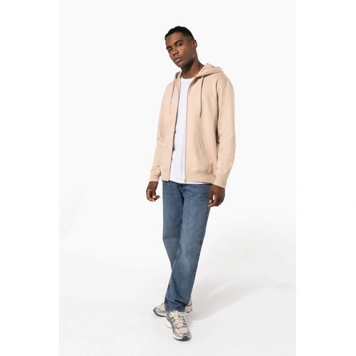 Sudadera con capucha y cremallera reciclada unisex