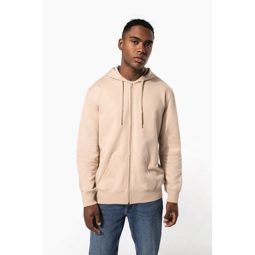 Sudadera con capucha y cremallera reciclada unisex