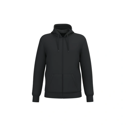 Sudadera con capucha y cremallera reciclada unisex