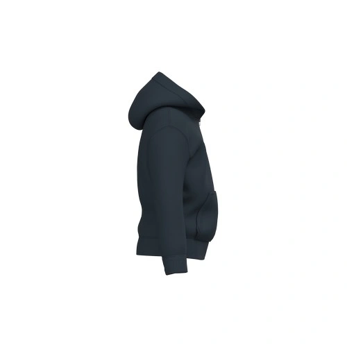 Sudadera reciclada con cremallera y capucha infantil