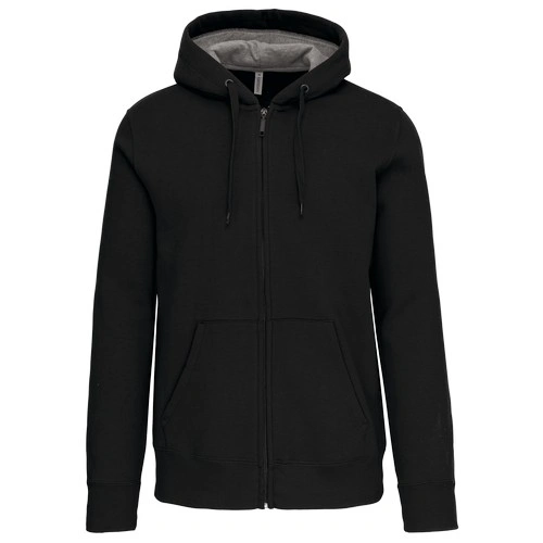 Sudadera capucha y cremallera