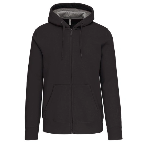Sudadera capucha y cremallera