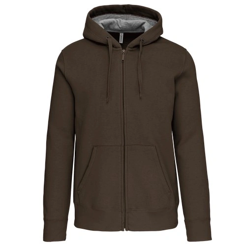 Sudadera capucha y cremallera
