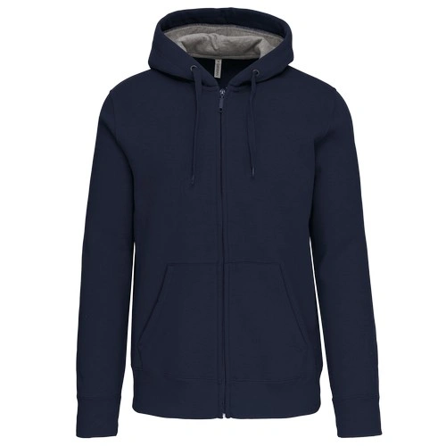 Sudadera capucha y cremallera