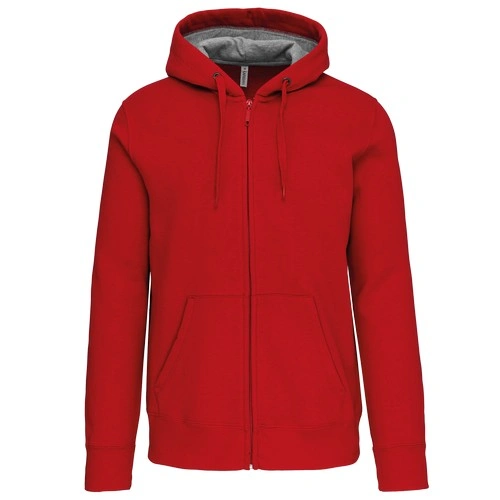 Sudadera capucha y cremallera