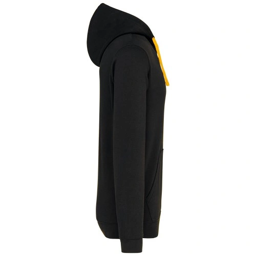 Sudadera capucha contrastada hombre