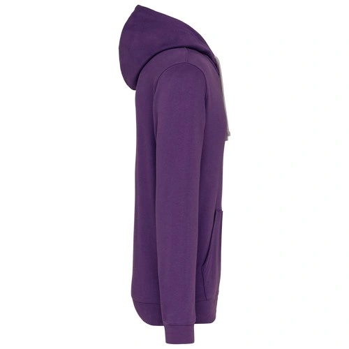 Sudadera capucha contrastada hombre