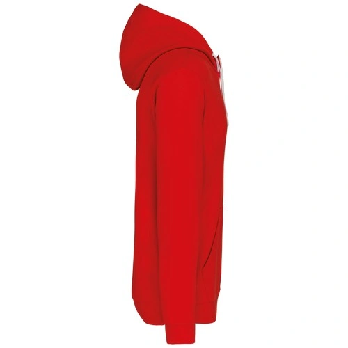 Sudadera capucha contrastada hombre