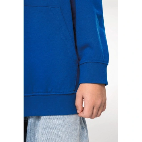Sudadera capucha contrastada niños