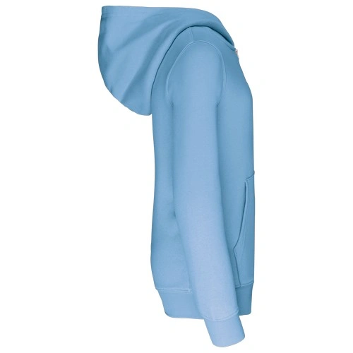 Sudadera capucha contrastada niños