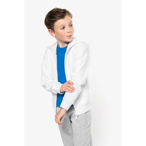 Sudadera capucha y cremallera niños